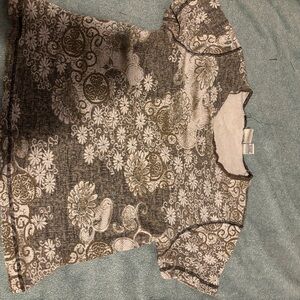 Faded Glory Kids Shirt with Floral Design